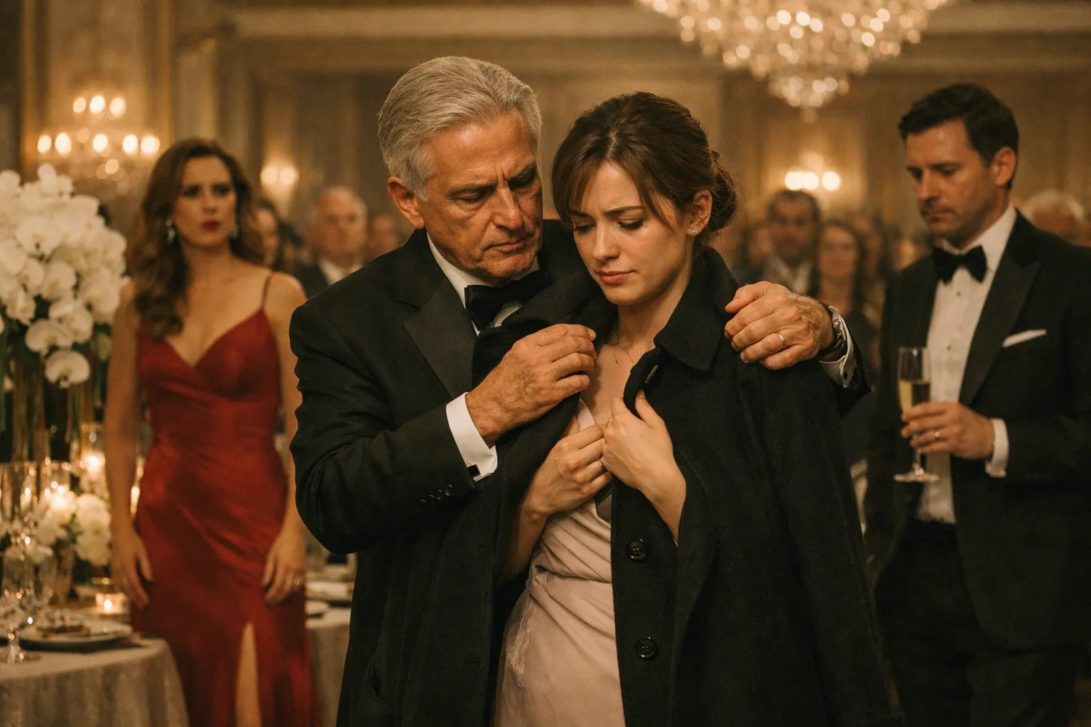 L’hanno umiliata al gala davanti a tutti… poi è entrato suo padre